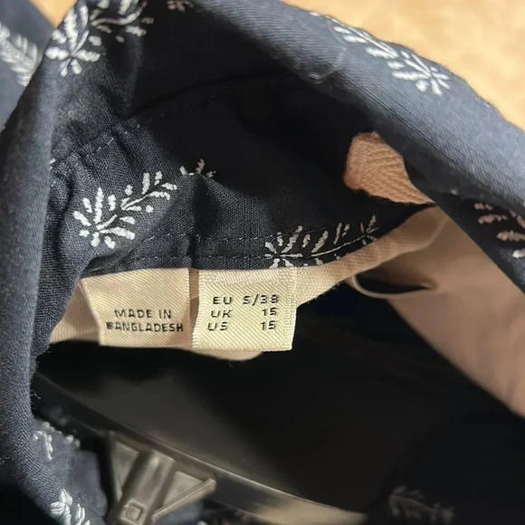 SELECTED HOMME.Men organic cotton,shirt Small & Medium,Blue short sleeve,,reg 75 - Picture 10 of 10